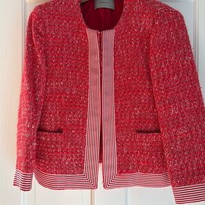 MARELLA Red Textured Blazer